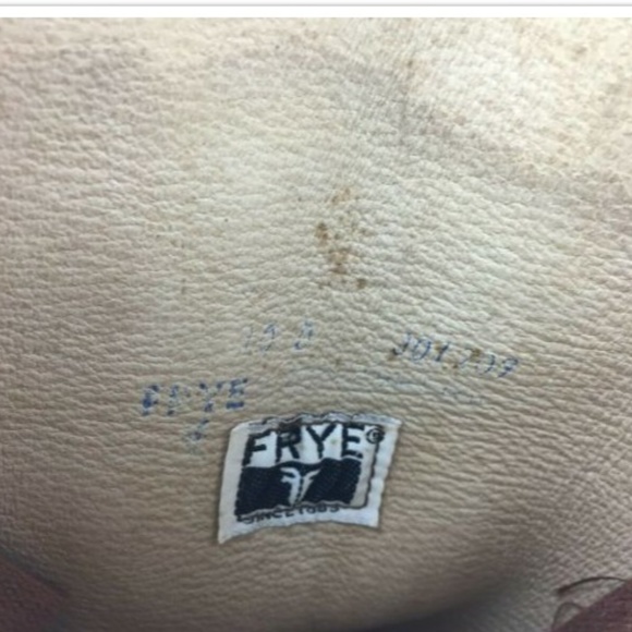 Frye Vintage Cowboy Boots Campus Brown Leather - Picture 8 of 8